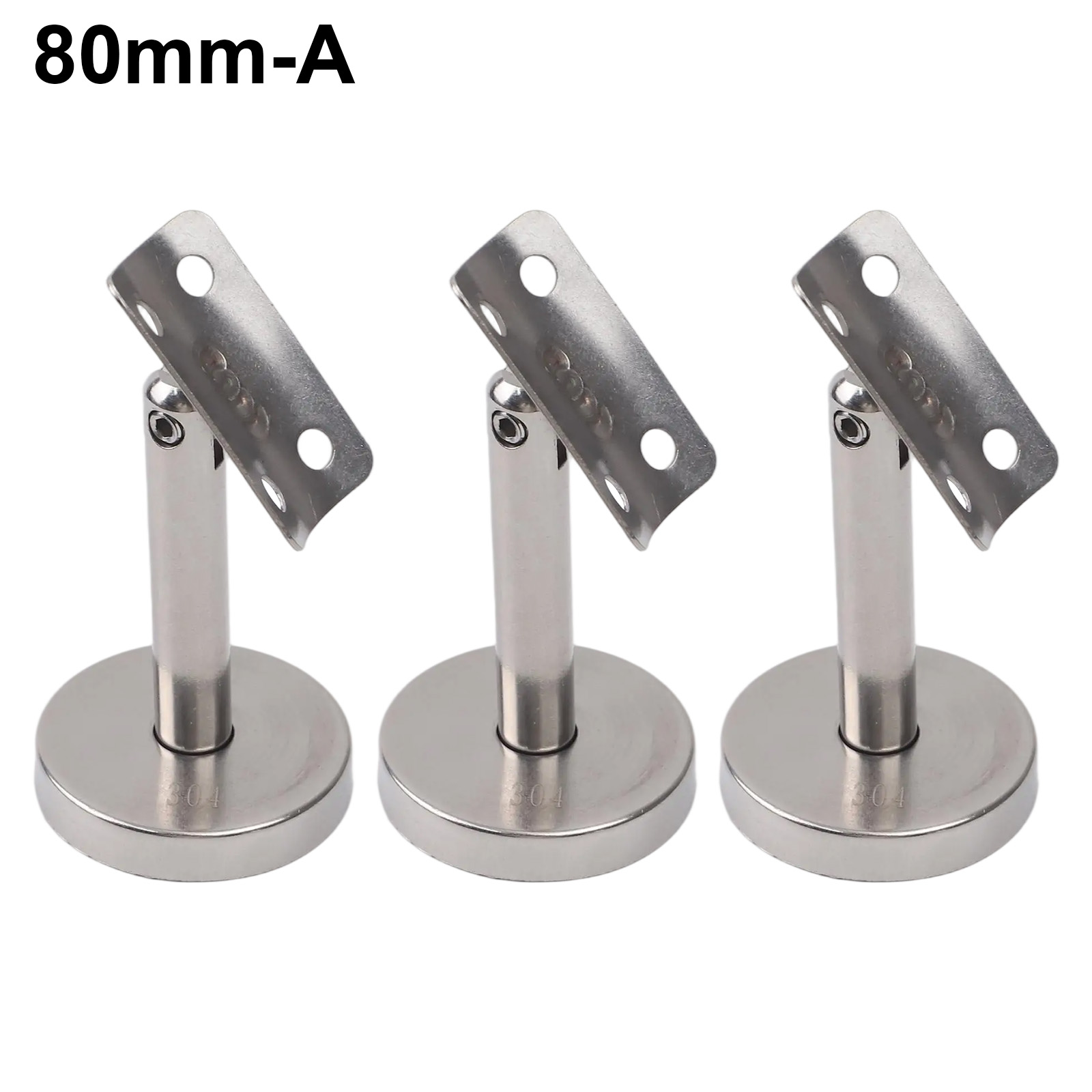 3 stks 60/80mm Ondersteuning Beugel Muurbeugels Van Beweegbare Verstelbare Kolom Beugel 304 Rvs Leuning Thuis hardware