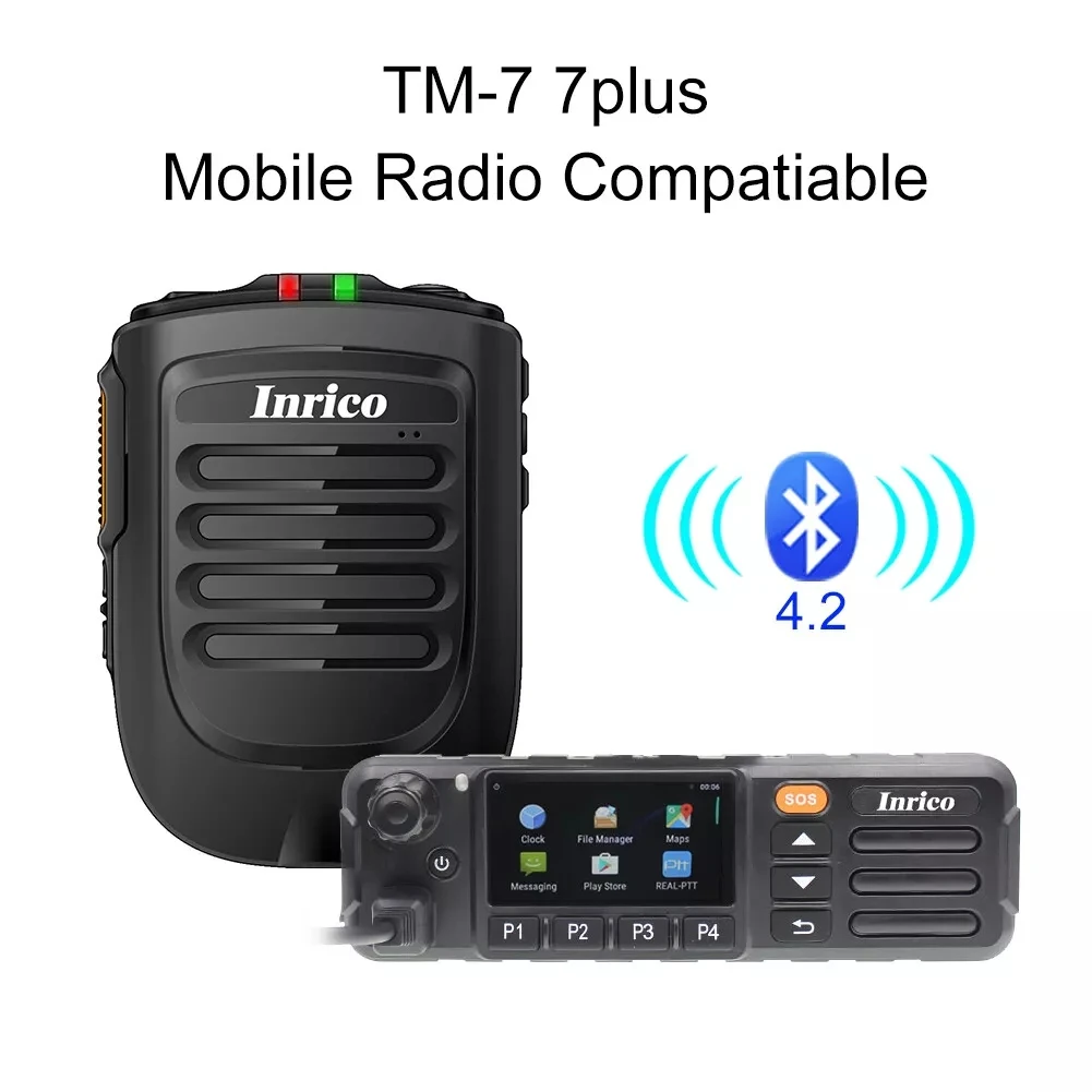 Беспроводной микрофон Inrico B01 для F22 4G-W2PLUS T320 3G/4G радио REALPTT ZELLO с поддержкой беспроводного ручного микрофона