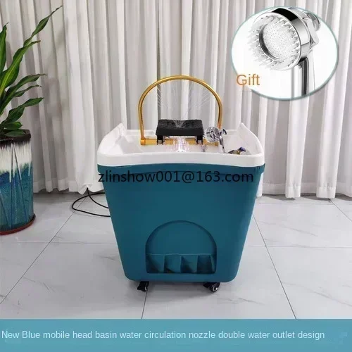 การรักษาศีรษะ Fumigration Spa Machine แชมพูมือถืออ่างล้างหน้าร้านเสริมสวยทําความสะอาดหูการไหลเวียนของน้ํา