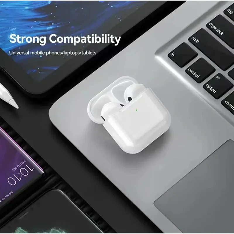 Auriculares inalámbricos TWS originales, auriculares intrauditivos Bluetooth Fone, auriculares Pro4 para todos los teléfonos inteligentes