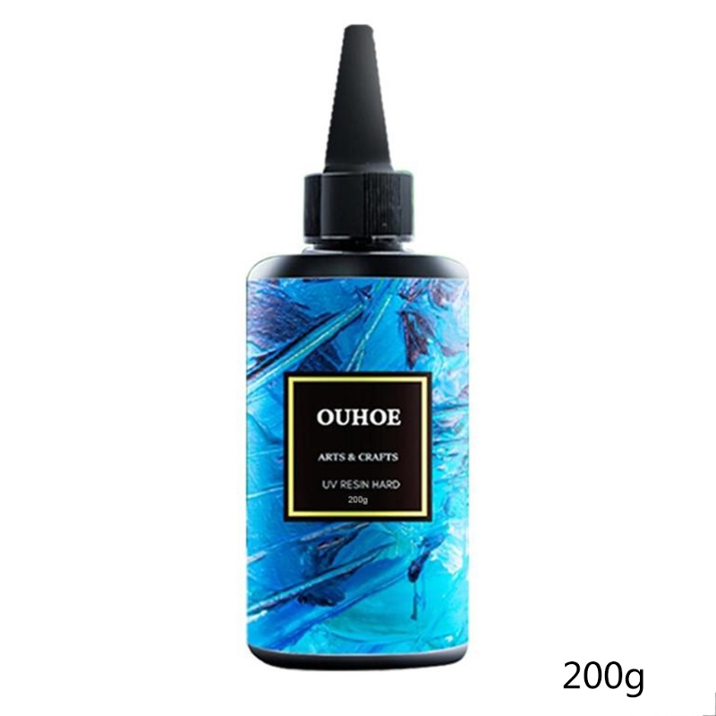 Nhựa Chống UV Cứng 30/100/200G Tia Cực Tím Nhanh Chữa Nhựa Trang Sức Làm Chữa Ánh Sáng Mặt Trời Hàng Thủ Công Trong Suốt Nhựa UV