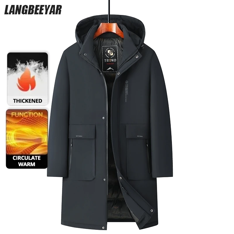 High-End-Traceless Neue Marke Business Casual Mode Männer Leder Jacke Faux PU Mäntel Herbst Winter Männer Kleidung 2025