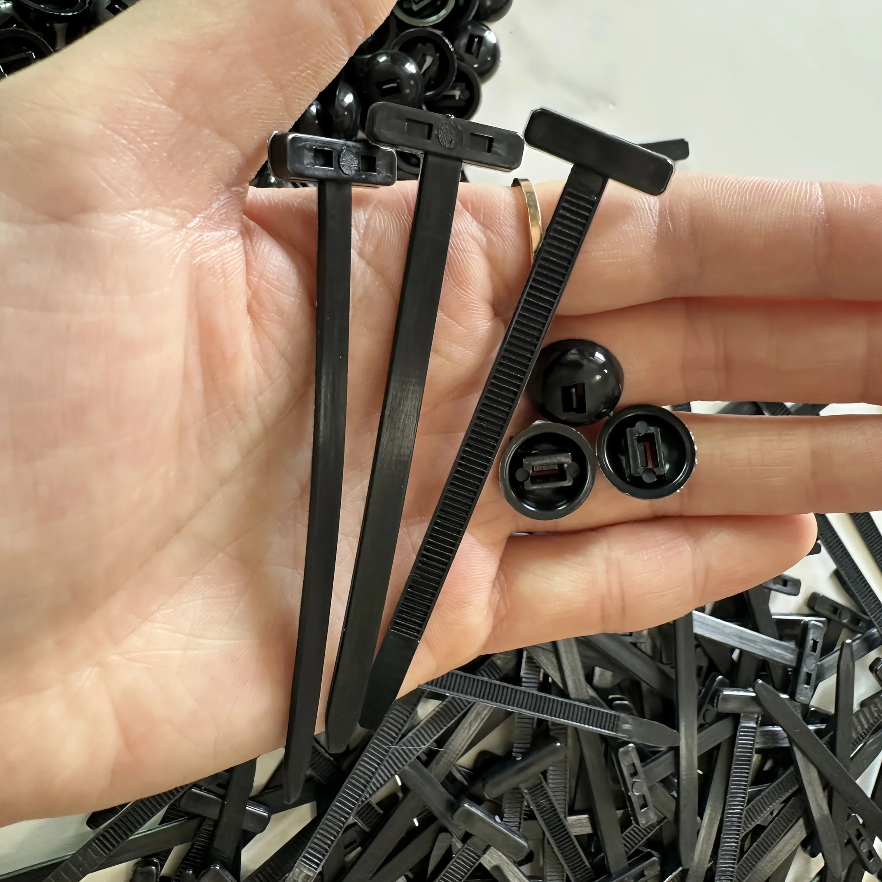 100/50/20Pcs Self-Locked NYLON CABLE Tie PUSH คลิปลวด Tie เปิดตัวซิปสายรัดรถท่อสาย Fastener Bundle FIXED Binding