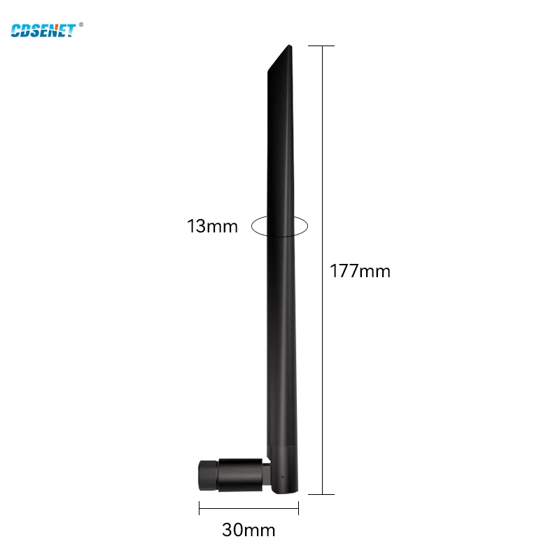 10 teile/los Wifi Antenne 433MHz SMA-J 4,0 dBi High Gain TX433-JKD-20P Omidirectional Gerade Gummi Antenne