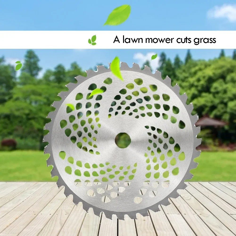 Lame de Tondeuse à Gazon Universelle de 10 Pouces, 40T/60T/80T, Coupe-arbre Circulaire de Remplacement en Carbure