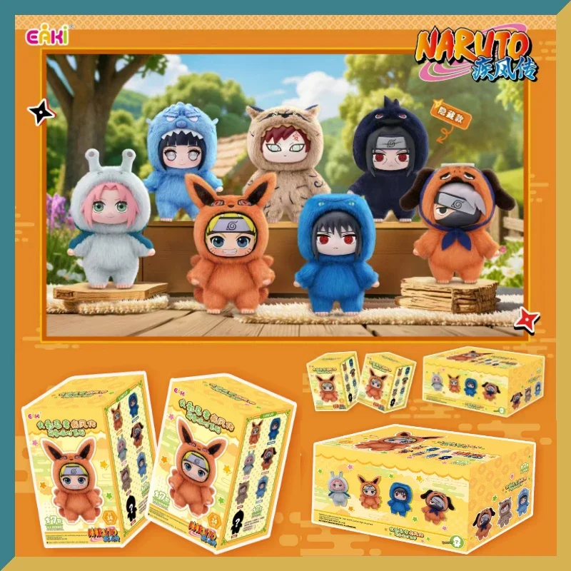 Nueva caja ciega EAKI Naruto, serie Shippuden Party, peluche hecho a mano, adorno, colección de juguetes, regalo