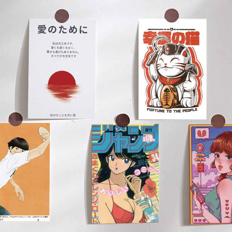 โปสการ์ดวินเทจเด็กผู้หญิงการ์ตูนญี่ปุ่นพร็อพภาพน่ารักอุปกรณ์ประกอบฉากสำหรับห้องภาพพื้นหลังสุดน่ารักการ์ดตกแต่ง DIY สุดสร้างสรรค์10แผ่น