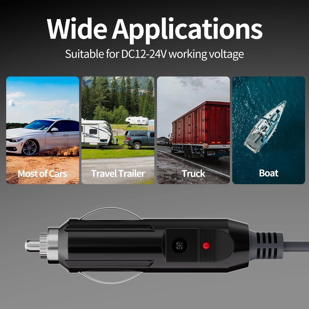 Für Starlink Mini Power Kabel Direkt zu Zigarette 12V-24V Adapter Auto Zigarette Leichter DC Stecker auto Zigarette Leichter Kabel