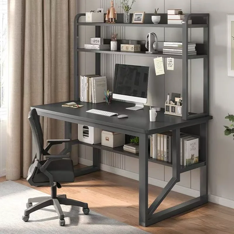 Modern Integrated Desk And Bookshelf for Home Use Simple Design with Storage Rack Ideal for Students' Study Computations
