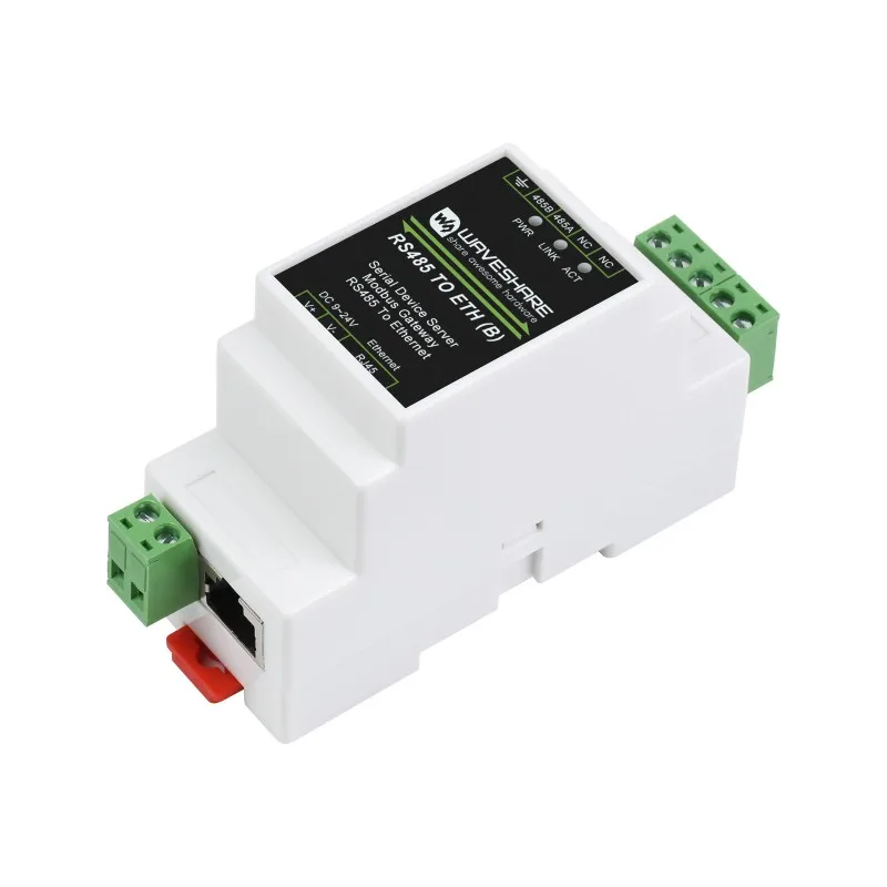 Moduł RS485 do RJ45 Ethernet POE TCP/IP do portu szeregowego, bramka Modbus, klasy przemysłowej