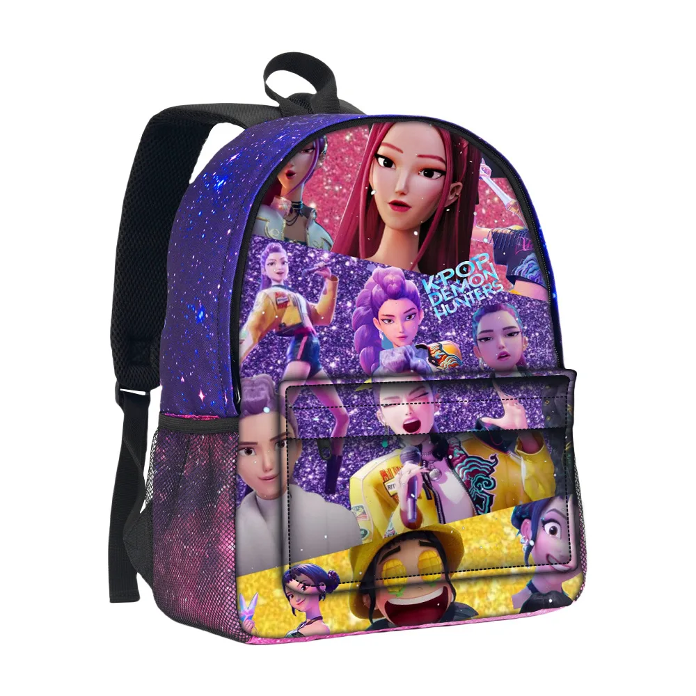 Рюкзак Huntrix Kpop Mochila, школьная сумка для мальчиков и девочек, модный рюкзак со звездным небом, школьный рюкзак с 3D рисунком для детей, сумки