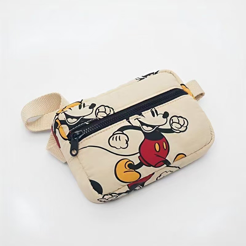Nueva mochila de Mickey Mouse con estampado de dibujos animados de Disney, mochila escolar ligera para niños, bolso pequeño, 2 uds.