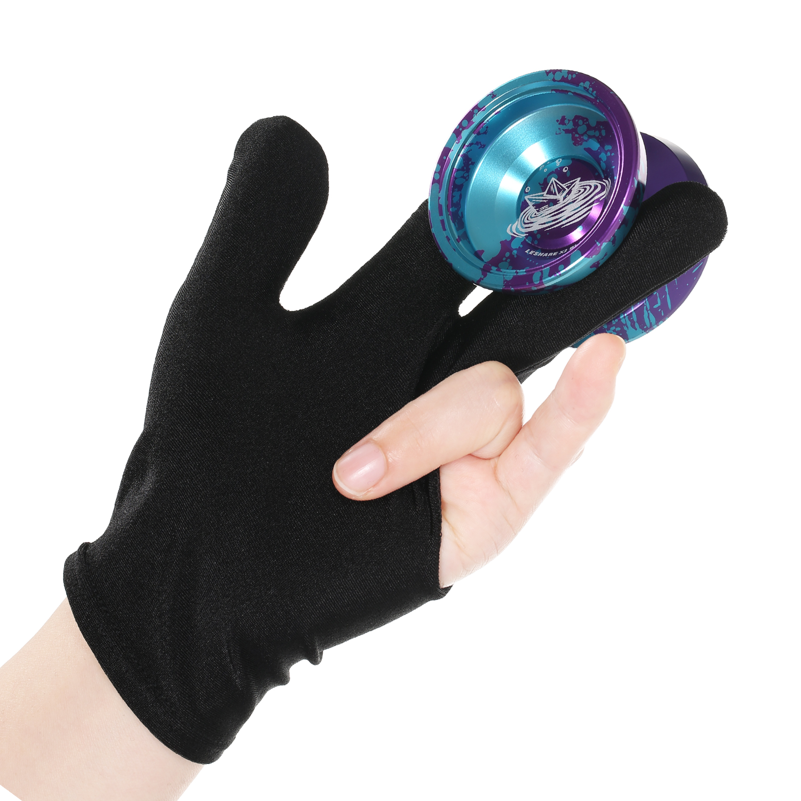 Leshare yoyo bola de alumínio corda truque yoyo bolas competitivas yo yo yo presente com cordas de rolamento e luvas brinquedos clássicos
