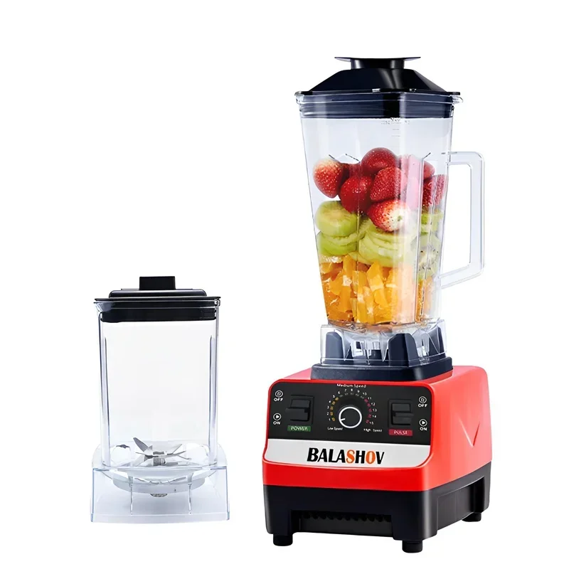 2000W Heavy Duty Commercial Blender Stationary Mixer Food Processor Ice Smoothies for Kitchen High Power Juicer Blender BPA Free