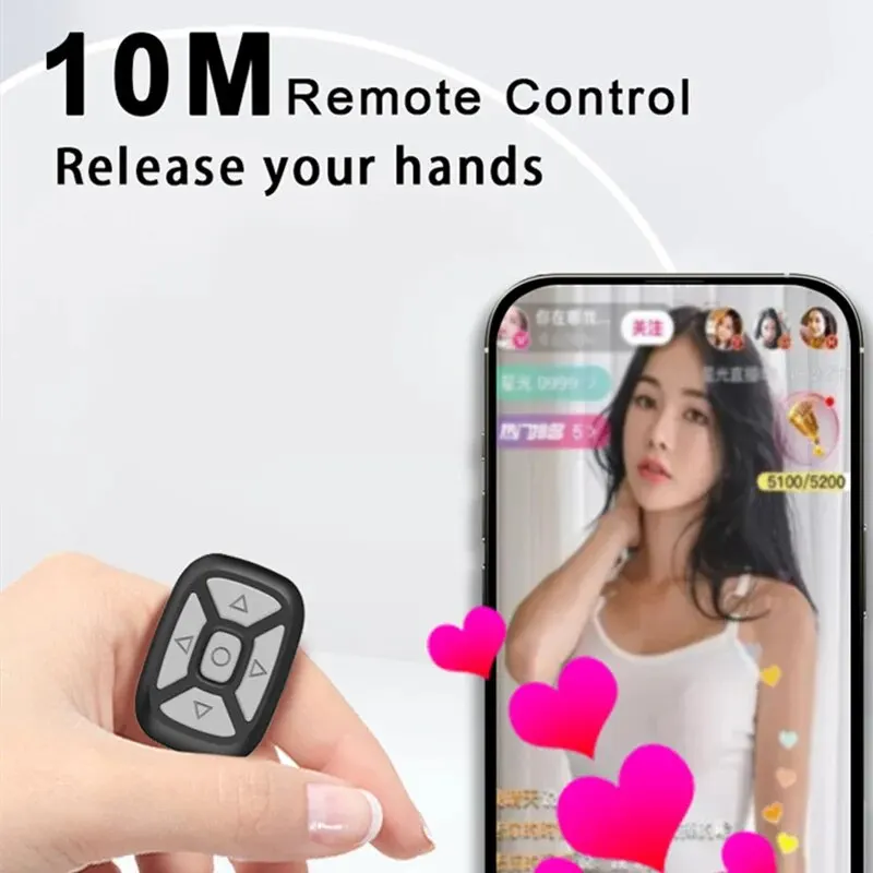 Drahtlose Bluetooth Mobile Selfie Faul Instant Musik Video Fernbedienung Ring Handy Bluetooth Controller Für Xiaomi Apple