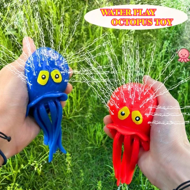 Brinquedos de banho de piscina infantil espremer OctopusToys e bonecos de dragão que enfrenta em dado como presentes de aniversário para aliviar o estresse