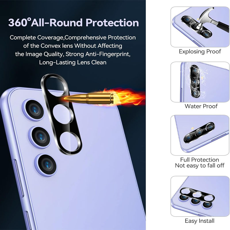 Dán phim Samsung A53 cristal A53 + kính cho Samsung Galaxy A 52 A32 A03S A52S A53 5G bảo vệ màn hình Galaxy A 53