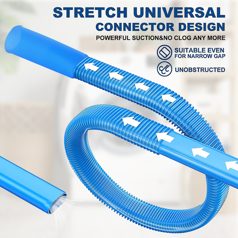 Kit de limpiador de ventilación de secadora mejorado, accesorio Universal de manguera de vacío para eliminación de pelusas, se adapta a todos los aspiradoras, cepillo de limpieza profunda, 1 Uds.