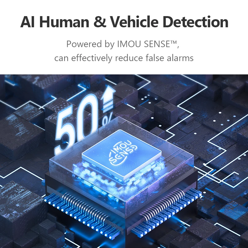 IMOU 2 uds Cruiser 2 5MP Wi-Fi cámara segura para exteriores AI seguimiento inteligente detección de vehículos humanos IP66 visión nocturna inteligente conversación bidireccional