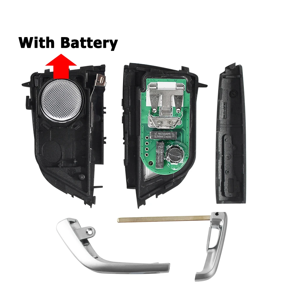 Keyyou chave remota do carro para bmw 1 3 5 7 séries x1 x3 x5 x6 x7 cas4 cas4 + sistema fem f 315/433/868mhz id49 promixity keyless go