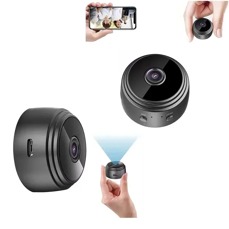 Mini cámara IP A9 1080p HD, microcámaras inalámbricas, versión nocturna, vídeo de voz, vigilancia de seguridad, cámaras Wifi, hogar inteligente