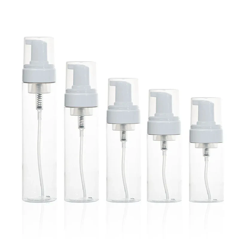 100ml/120ml/150ml/200ml 포밍 펌프 병 페이셜 클렌저 휴대용 플라스틱 폼 병 리필 형 로션 샴푸 디스펜서
