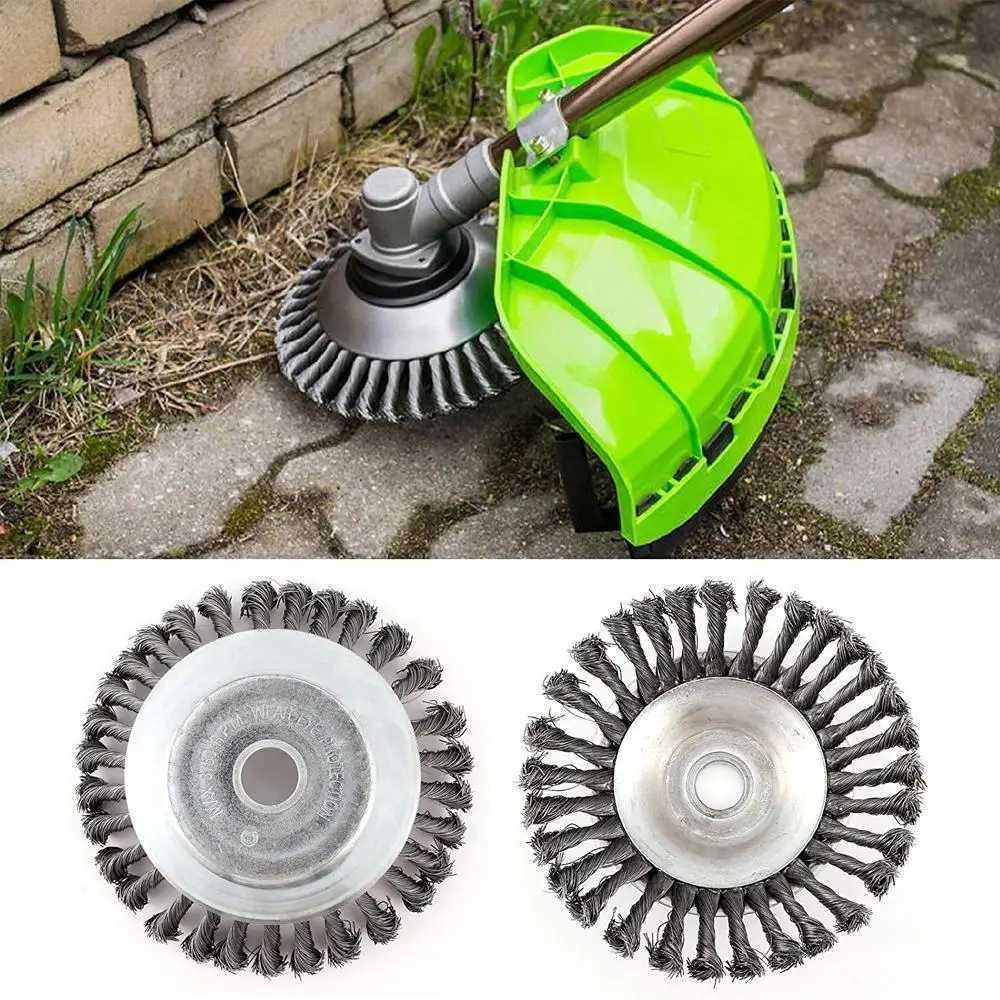 Steeldraad Bosmaaier Trimmer Kop Heavy Duty Tuin Onkruid Borstel Grasmaaier Kop Met Adapter Kit Voor String Trimmers