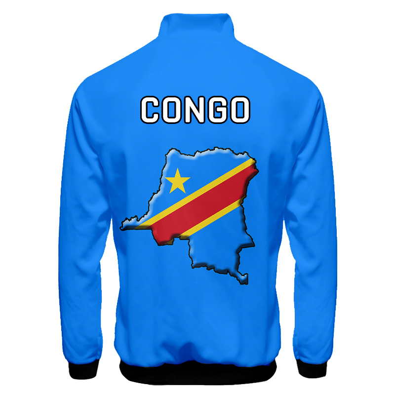 Congo FLAG zaire DR เสื้อแจ็คเก็ตมีฮู้ดสำหรับผู้ชายกางเกงพิมพ์3D ขนาดใหญ่เสื้อสเวตเชิ้ตแบบสวมหัวสไตล์แอฟริกันเสื้อผ้าใส่ได้ทั้งชายและหญิงมีสินค้าส่ง