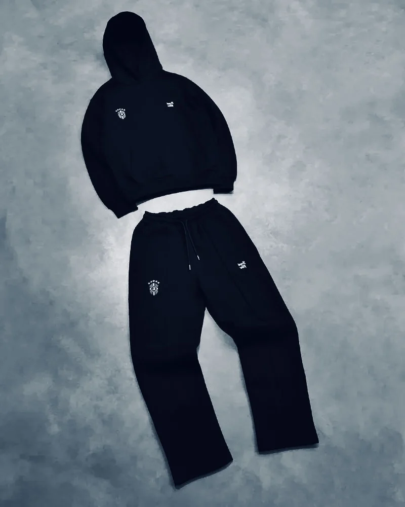 Y2k Männer Kleidung set Punk Straße retroGothic trainingsanzug Harajuku Trend Hip Hop persönlichkeit muster stickerei übergroßen trainingsanzug
