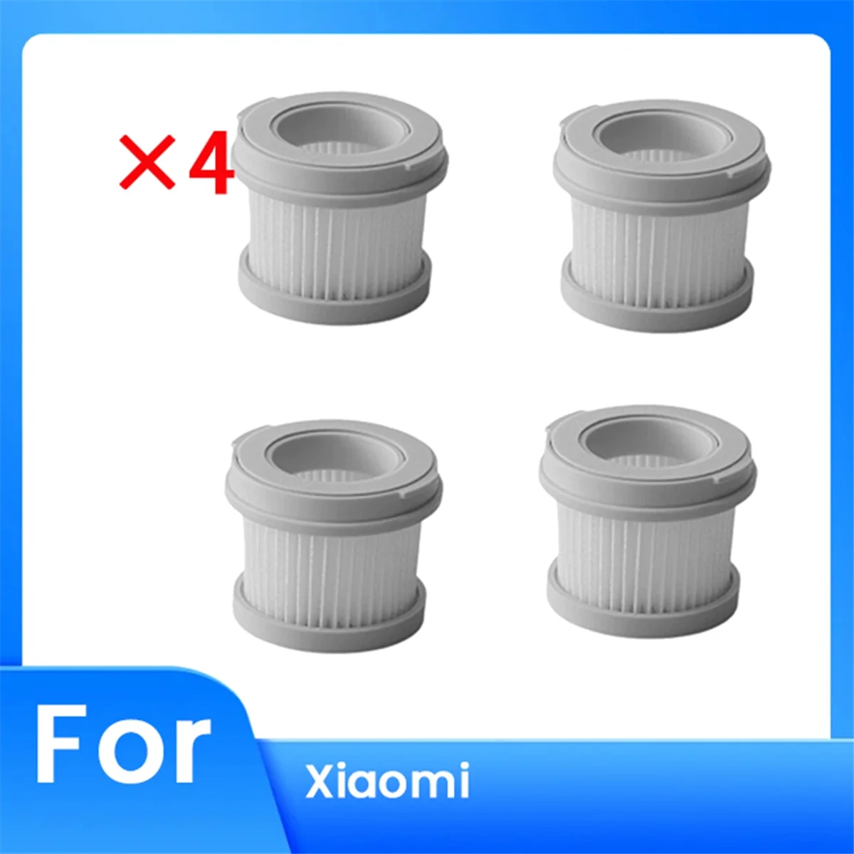 A78E-4pcs MJCMY02DY Filter Element for Xiaomi Wired Mite Remover 2 Washable Filter Element