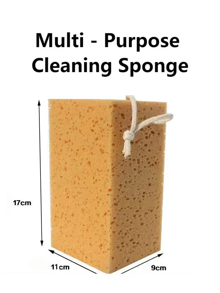 Bloco de esponja para lavagem de carro, suprimentos de limpeza automotiva para motocicletas, tamanho grande, escova de esponja em favo de mel