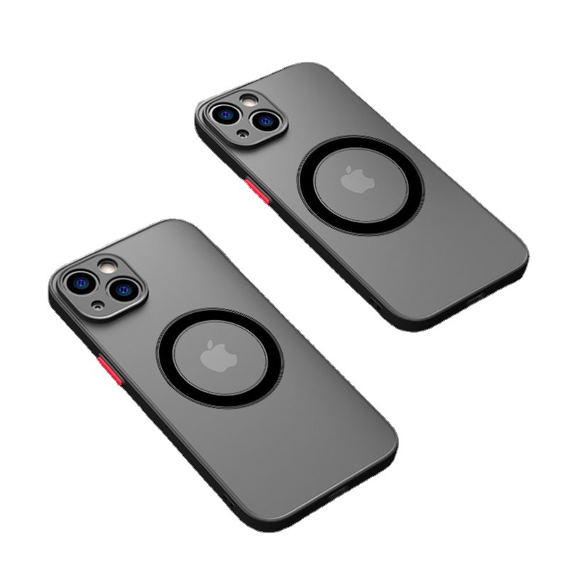 Magnetic Magsafeไร้สายชาร์จเคสโทรศัพท์สําหรับiPhone 15 14 13 12 11 Pro Max Mini 14 Plusกันชนกันกระแทกเกราะฝาครอบ
