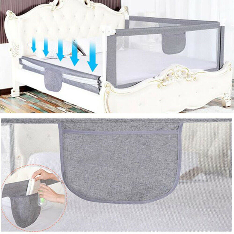 Clôture de lit de bébé, barrière de protection pour enfants, clôture de sécurité Anti-chute, barrière de lit de sécurité pour bébé, 1 pièce