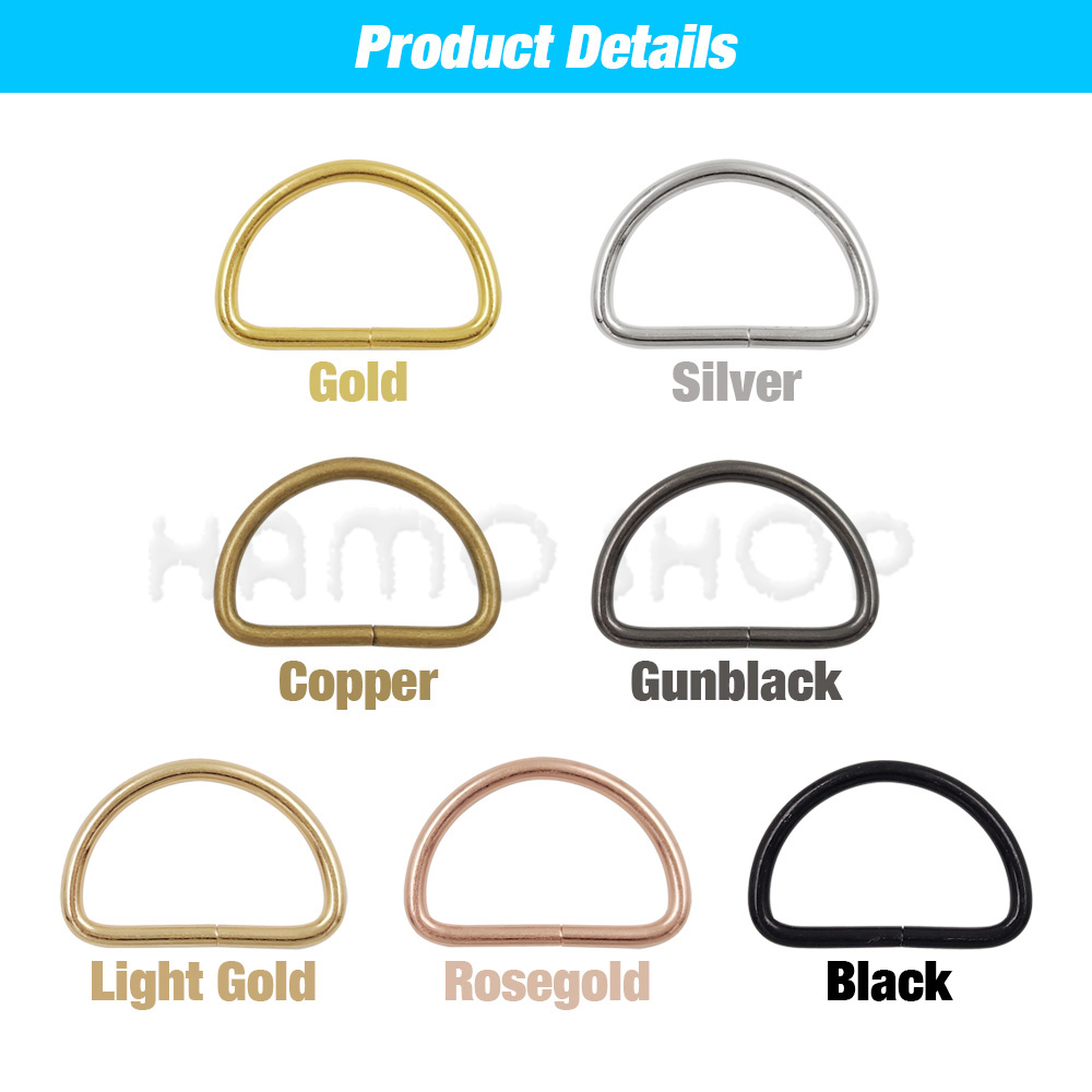 20-1000 Chiếc Kim Loại D Vòng Điều Chỉnh Được Được Khóa Webbing Lưng Dây Túi Chó Mèo Cổ Dây Chuyền Khóa tự Làm Accessorie