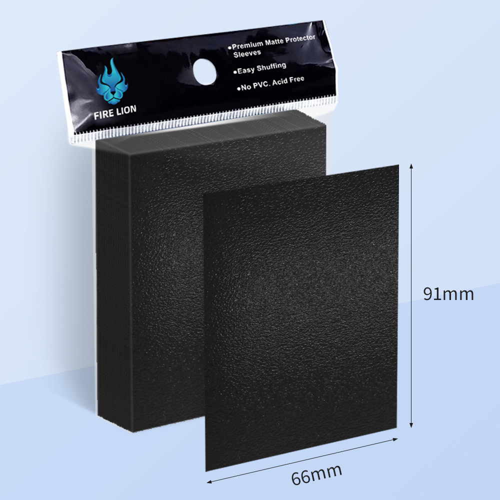 100Pcs/Set 66*91mm Card Sleeves Trading Cards Soft Baseball Card Protector Fit For Tarot Shield Board Games Magical Cover
