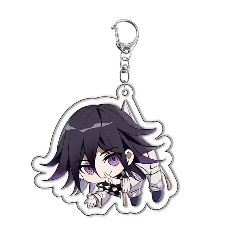 อะนิเมะ Danganronpa: Trigger Happy Havoc พวงกุญแจคอสเพลย์ Nagito Komaeda Hinata Hajime จี้แหวนเกมกระเป๋าอุปกรณ์เสริมของขวัญ