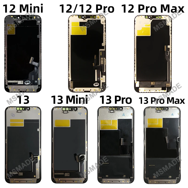 INCELL para iPhone X LCD XR XS Max OLED para iPhone 11 12Pro Display 12 13 MINI 13 PRO MAX Display 14 Pro Max 15 piezas de repuesto