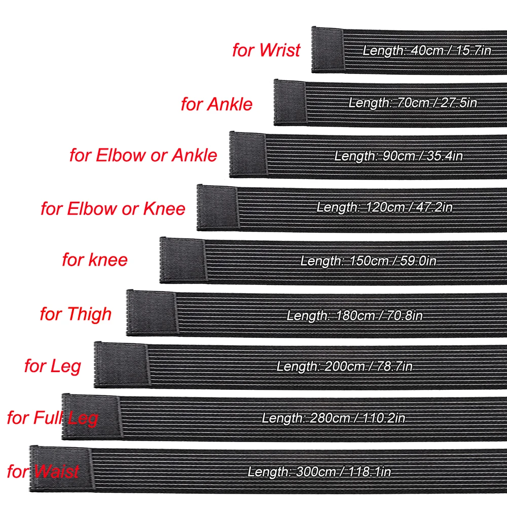 1pcs Compression Bandage Wraps for Leg,Elastic Calf Compression Sleeve Ankle Support, Adjustable for Men and Women
