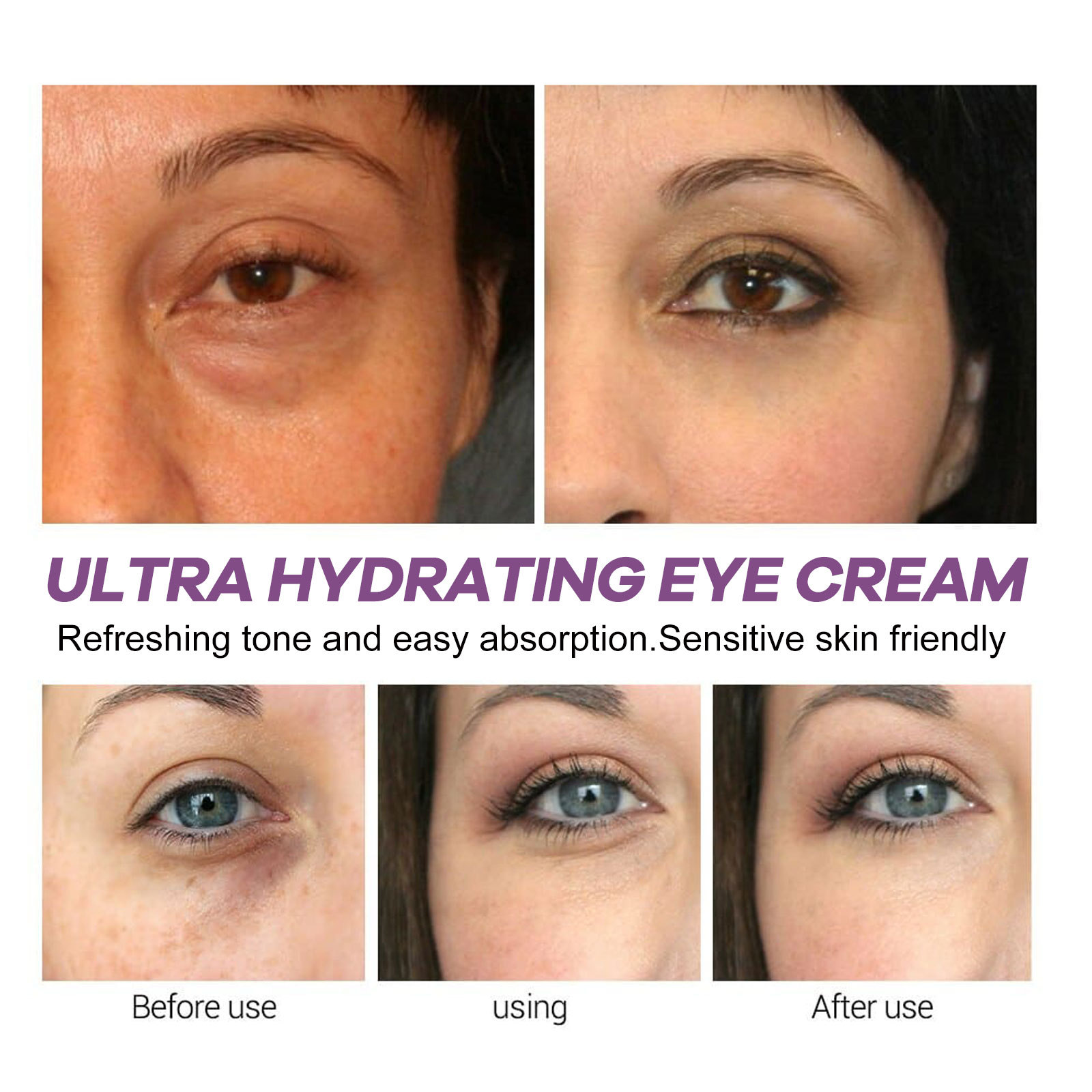 Retinol eliminar arrugas crema de ojos reafirmante instantáneo levantamiento desvanecimiento líneas finas bolsas de ojos Anti círculo oscuro brillo belleza cuidado de la piel