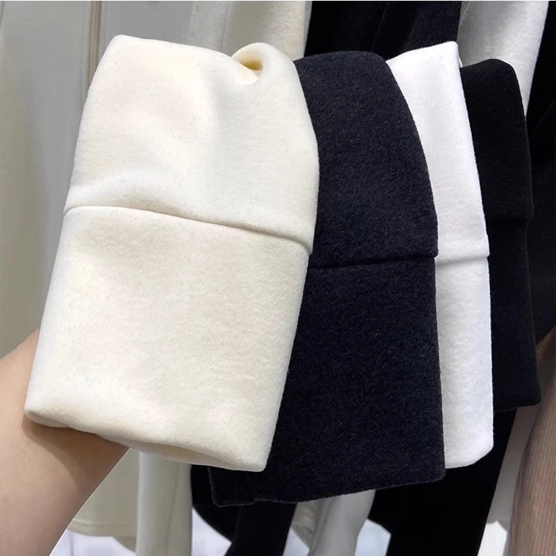 Sudadera con capucha cálida y versátil para mujer, capa Base de lana con capucha para Otoño/Invierno 2026, recién llegado