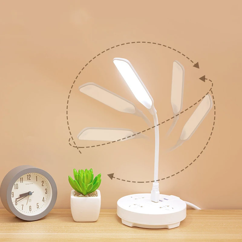 Luz LED portátil para el cuidado de los ojos, lámpara de lectura para estudiantes, teclado para ordenador portátil, iluminación para PC, luz nocturna, lámpara de escritorio con enchufe USB
