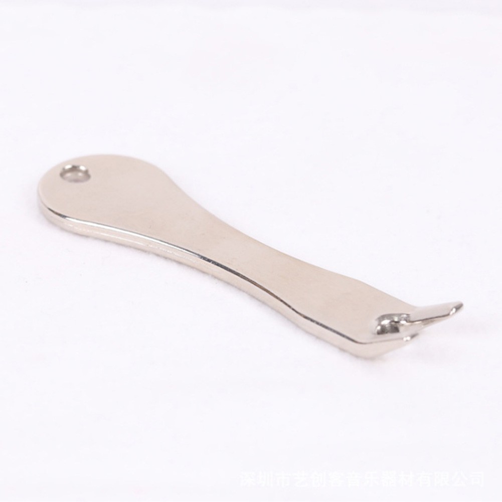 Extractor de clavijas de puente de guitarra, herramienta de Metal cromado, acústico, Folk, bajo, práctica, accesorio