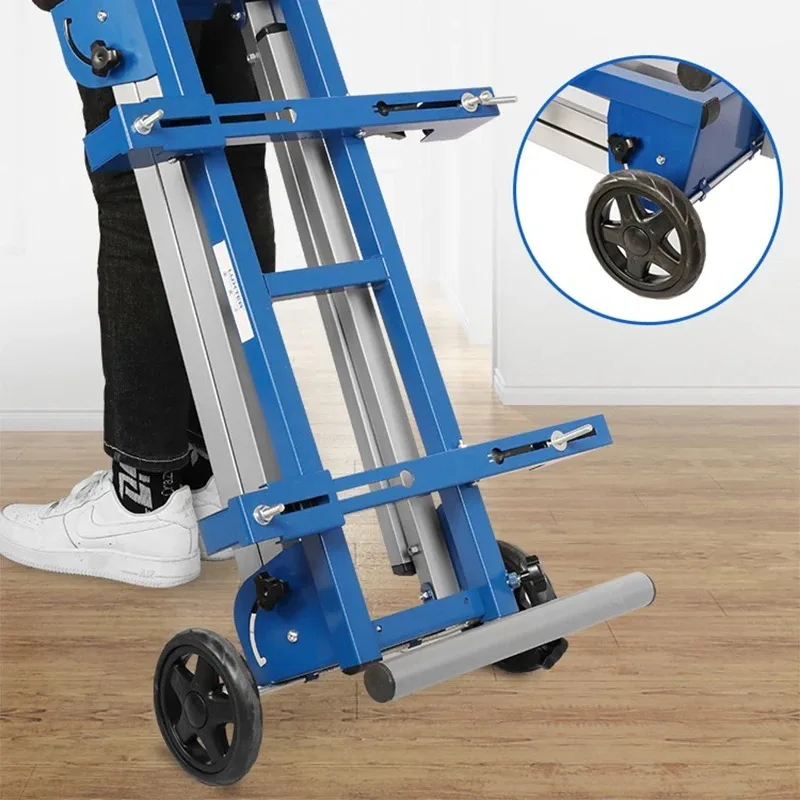 Portable Aluminum Machine Miter Saw Cutting Machine Bracket Multifunctional Workbench Woodworking Table Mobile Bracket
