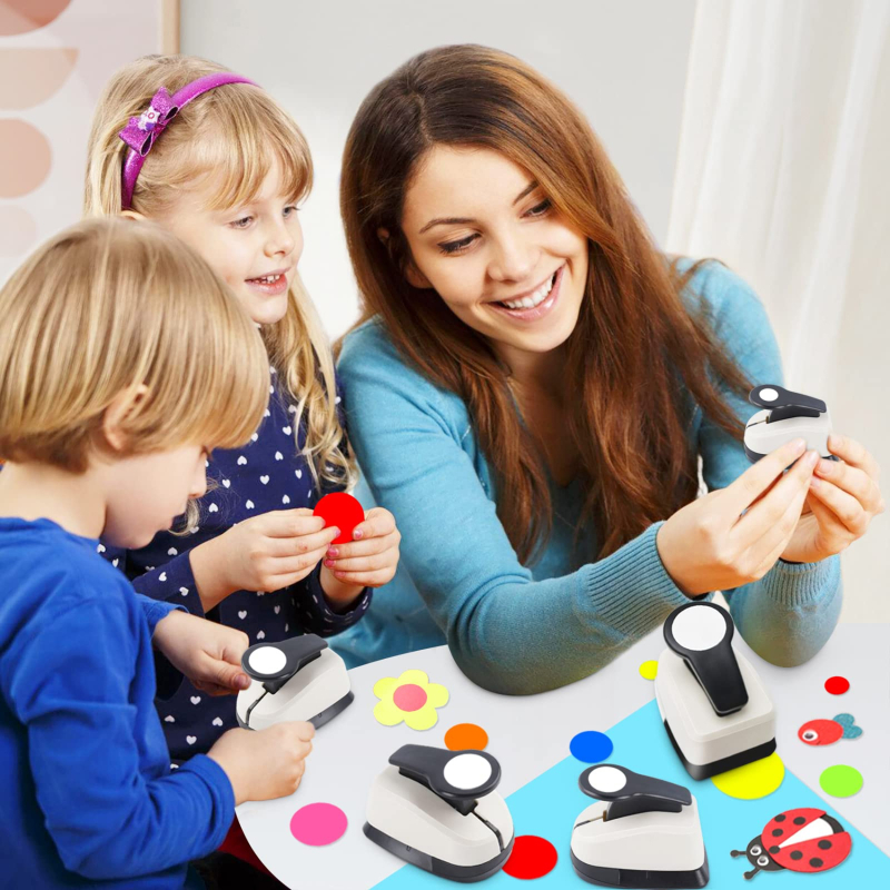 簡単なデザインのための円形パンチ,日曜大工のペーパーカッター,さまざまなサイズ,穴の形状,新しい