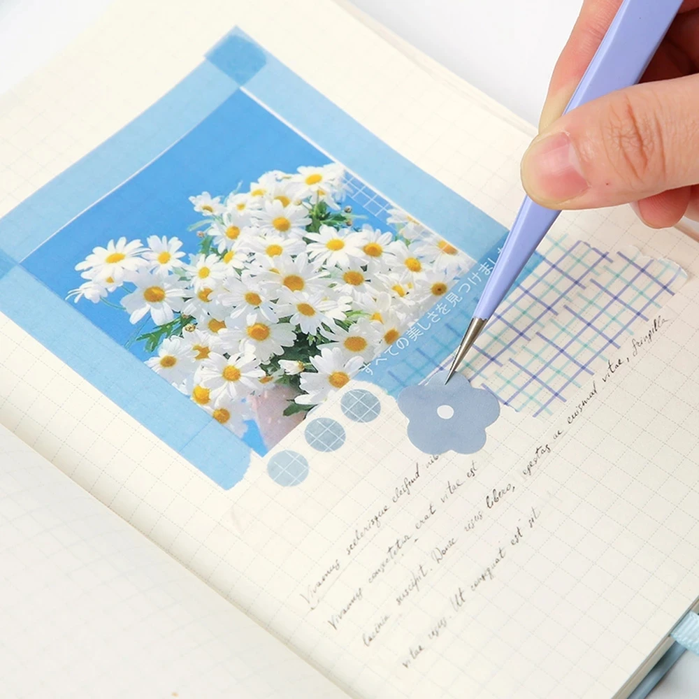 Sharkbang BOBO 트위저 스크랩북 스티커, 와시 테이프 따기, 멀티 툴 문구, DIY 정크 저널 앨범, 학교 용품, 2 개