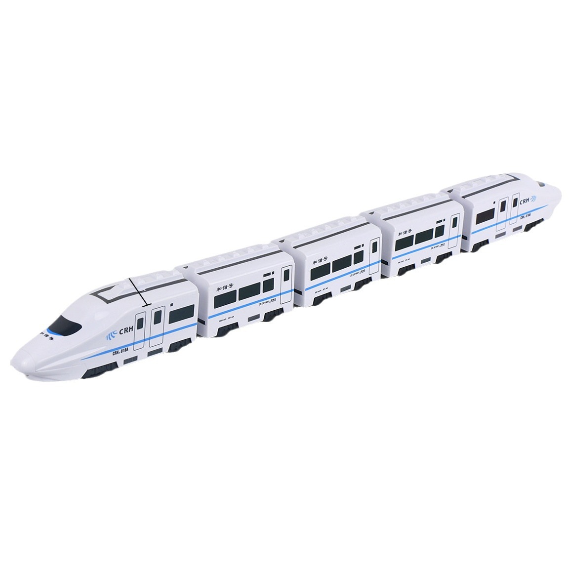 子供 DIY シミュレーション高速鉄道列車おもちゃの車電気音ライト鉄道模型知育玩具男の子女の子ギフト誕生日
