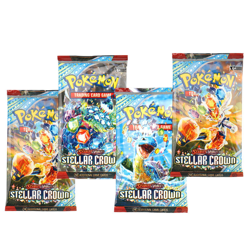 40/360Pcs English version Pokémon TCG: Scarlet & Violet Stellar Crown Booster Box Pokemon trade card 36 Pack Box