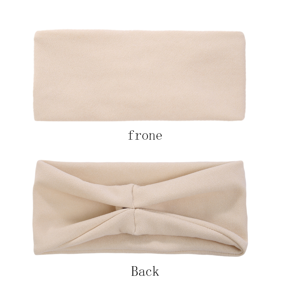 Outono inverno cor sólida bebê headbands mulher meninas macio elástico yoga hairbands bandanas crianças clássico grosso acessórios de cabelo