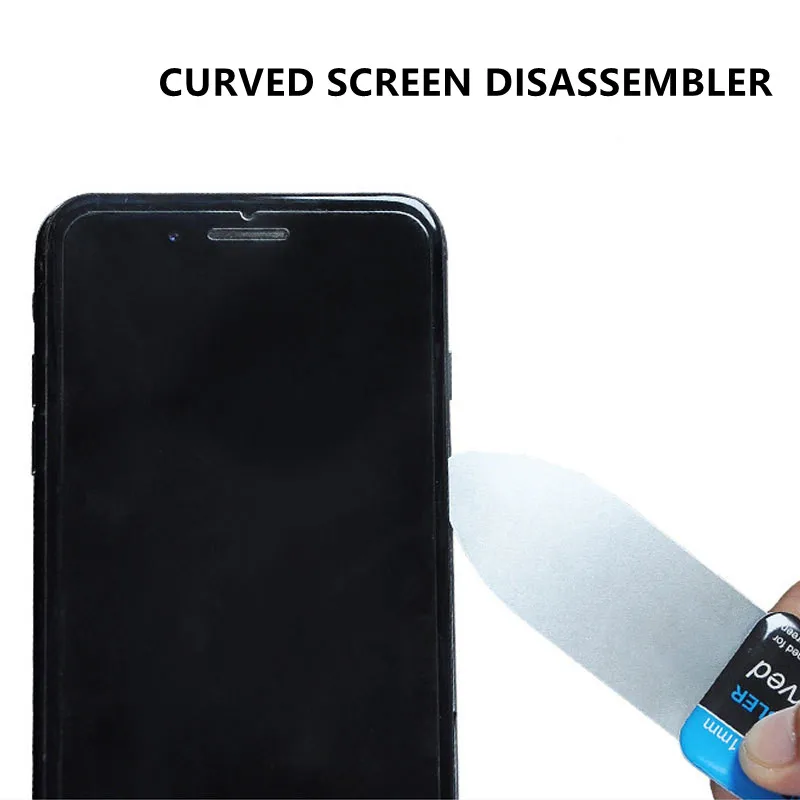 1-10 ชิ้น Ultra Thin Curved หน้าจอ LCD Spudger เปิด Pry Card ถอดสแตนเลสโลหะซ่อมโทรศัพท์มือถือเครื่องมือ