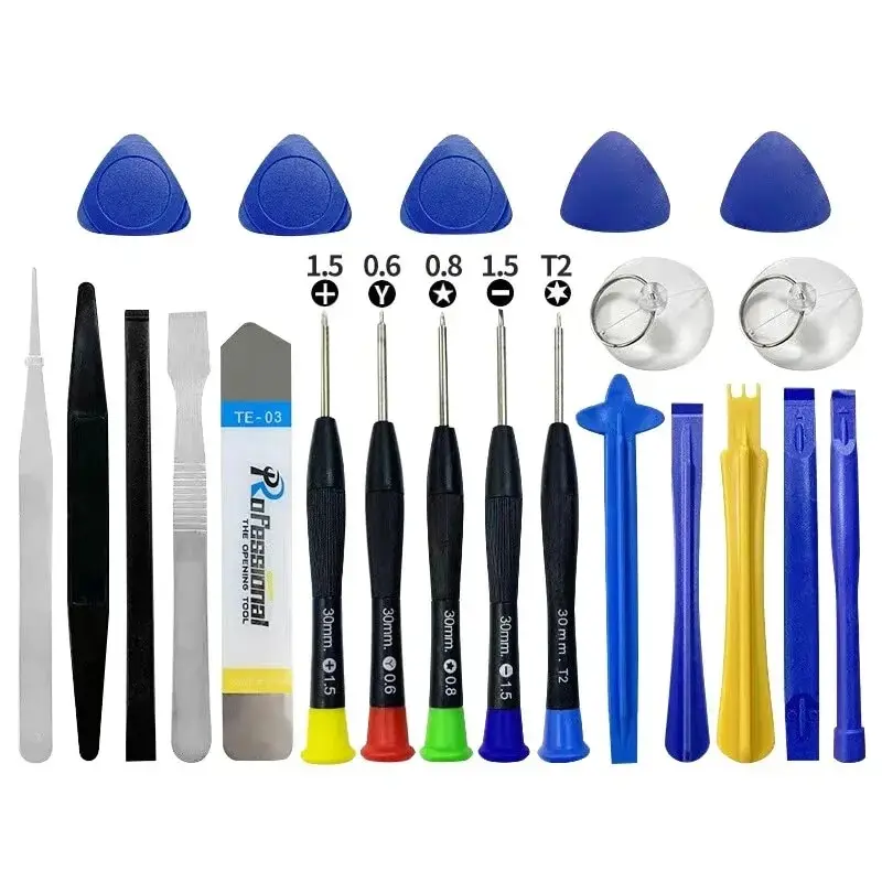 22 in 1 strumento di smontaggio multifunzionale telefono cellulare iPad laptop cacciavite kit di manutenzione strumenti di riparazione set di apertura per la mano